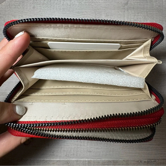 Red Halston Wallet - NWT - Picture 8 of 9
